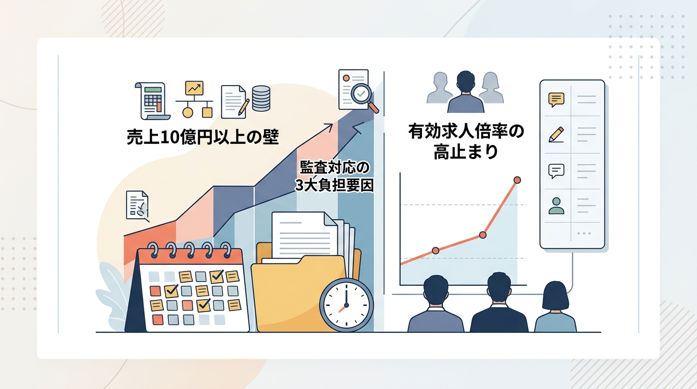 会計監査の対応を外部委託すべき深刻なリソース不足の背景とは？
