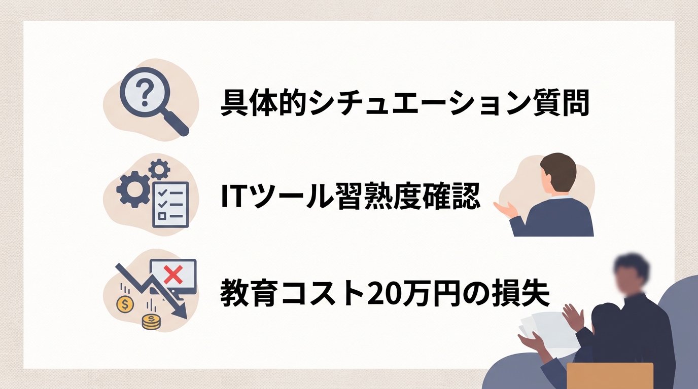 派遣スタッフの実務スキルを面談で正確に見抜くための選定基準とは?