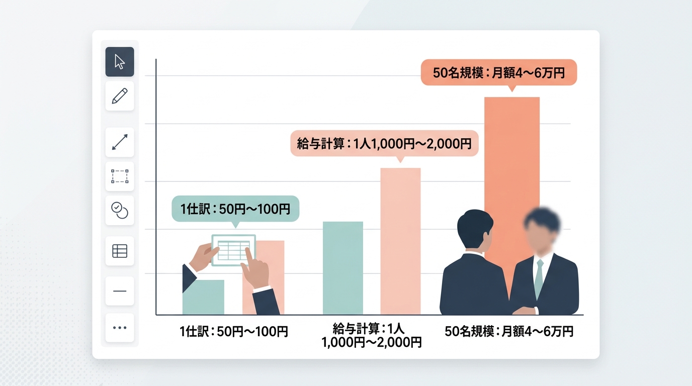経理業務委託の費用相場は依頼範囲や業務量でどのように決まるのか?