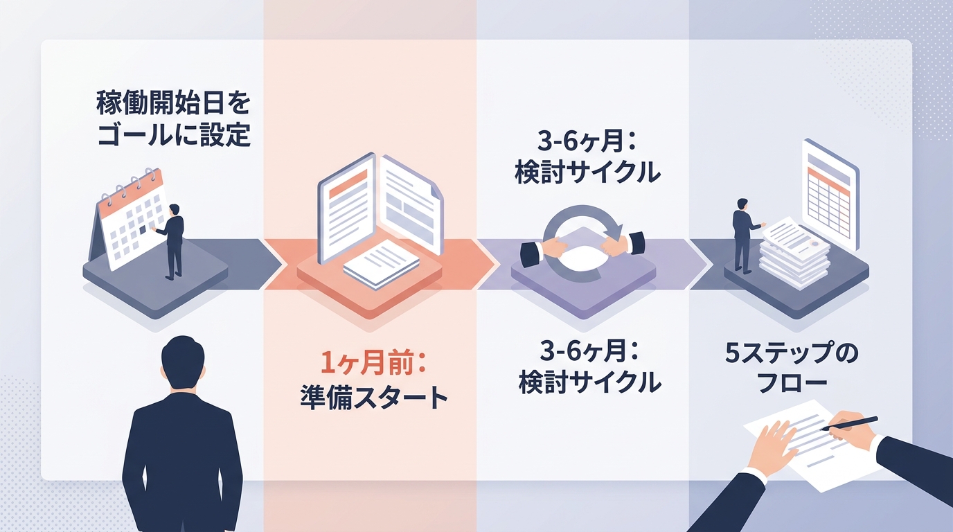 初月から実務を止めない会計業務委託の具体的な流れと5つのステップとは？