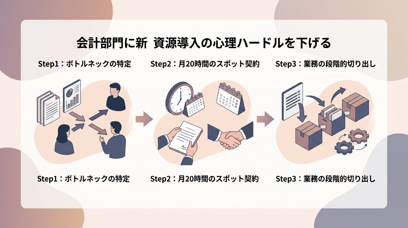 引き継ぎ工数を最小化し、最短で即戦力を導入するための3つのステップとは？