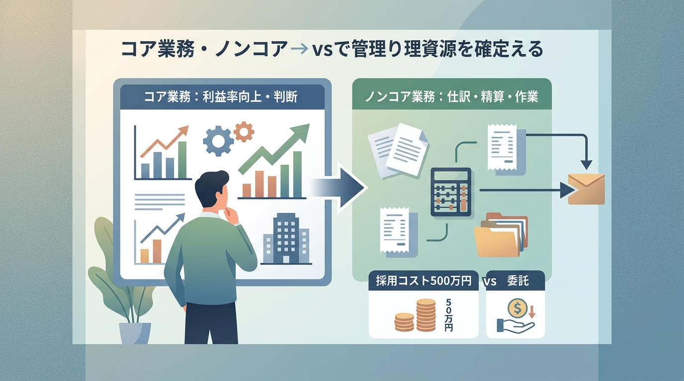 売上10億円企業の成長を支える経理委託の判断基準とは?