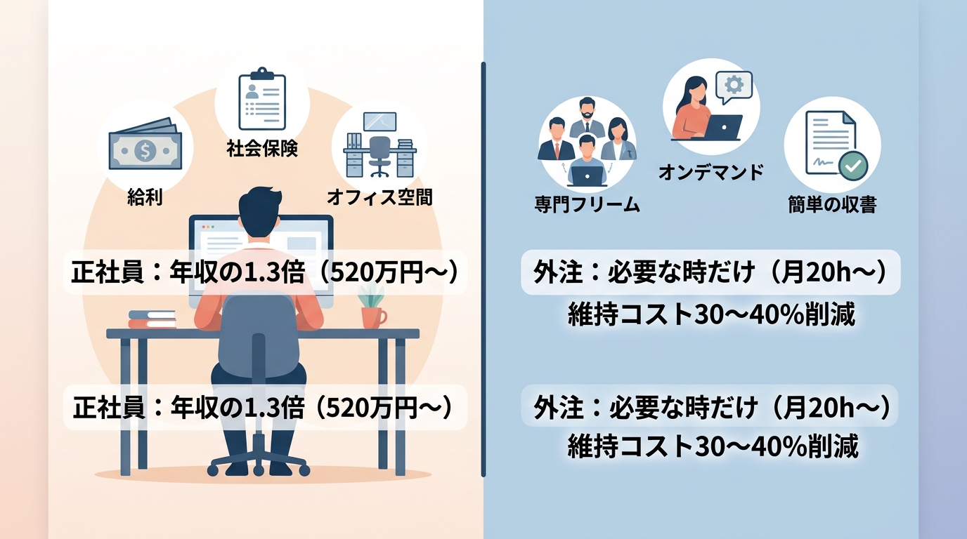 バックオフィス業務の外注化で得られるROI（投資対効果）をどう算出するか？
