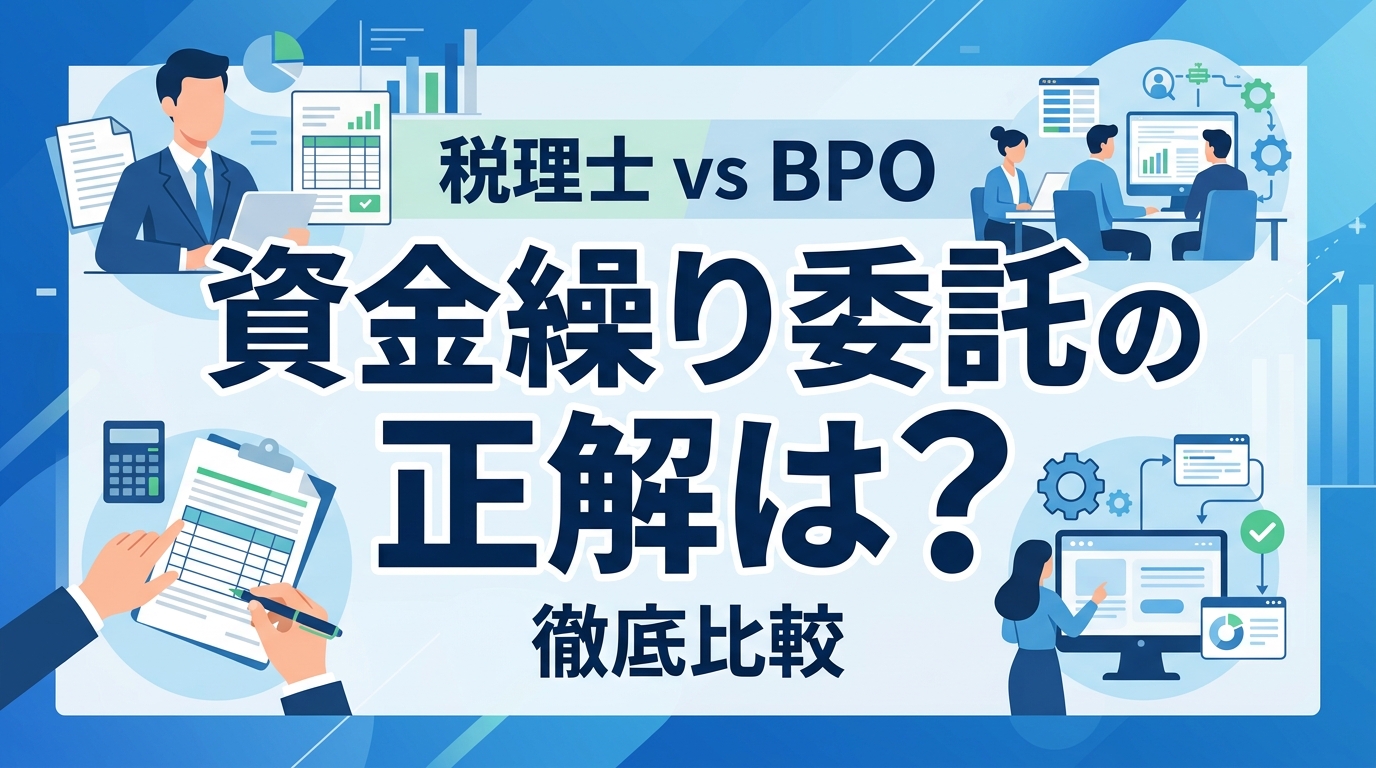 資金繰り表作成の委託はどこが正解？税理士・BPOの費用対効果を目的別に徹底比較