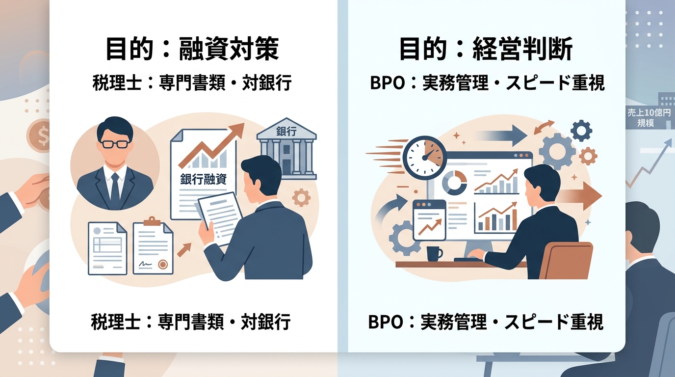 資金繰り表の作成を委託する際の最適な外注先は目的によってどう変わるのか？