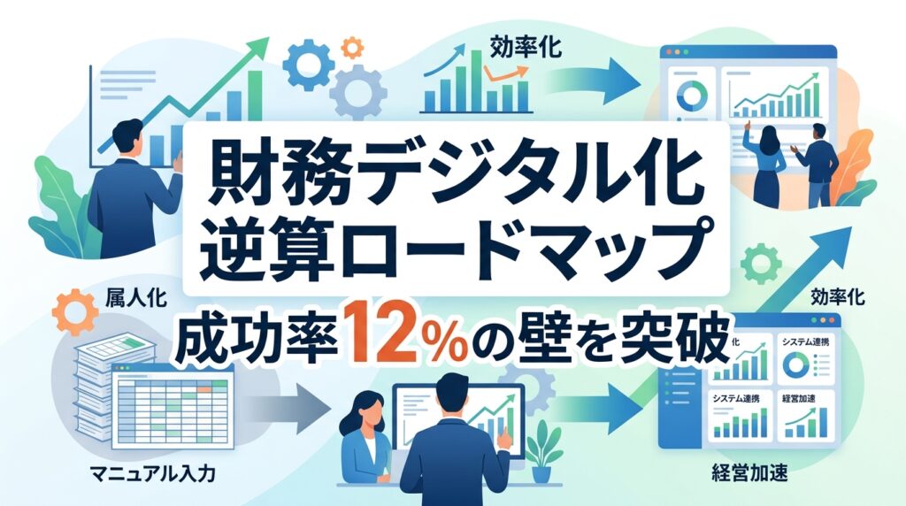 財務デジタル化・効率化の手順｜属人化を脱し経営を加速させる逆算型ロードマップ