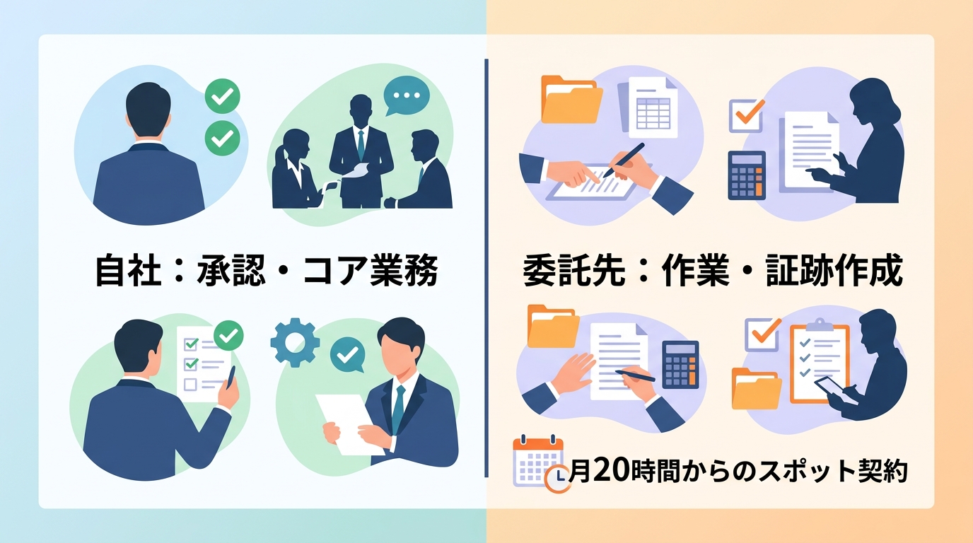 内部統制と監査対応を両立させる「3つの業務切り分け基準」とは？