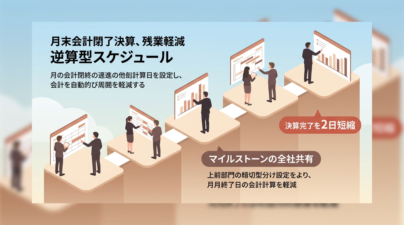 他部署を巻き込んで「業務の上流」を整える逆算型スケジュールとは?